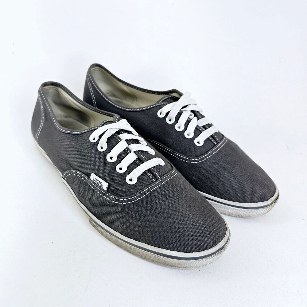 Vans Era Off The Wall Sneakers Mens 9.5 Gray White Classic Skate Shoe Low Top‎